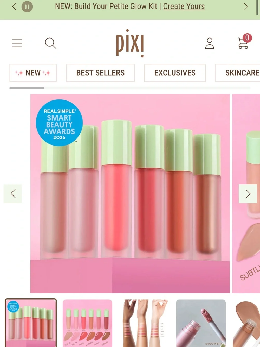 Brand new NWT PIXI BEAUTY PR LiquidGlow Blush